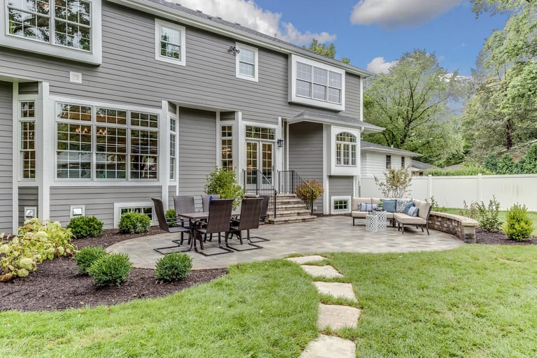 Beautiful outdoor living space